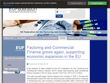 Tablet Screenshot of euf.eu.com